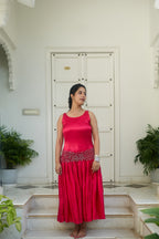 Gajji Silk Smocked Ghunghroo Dress