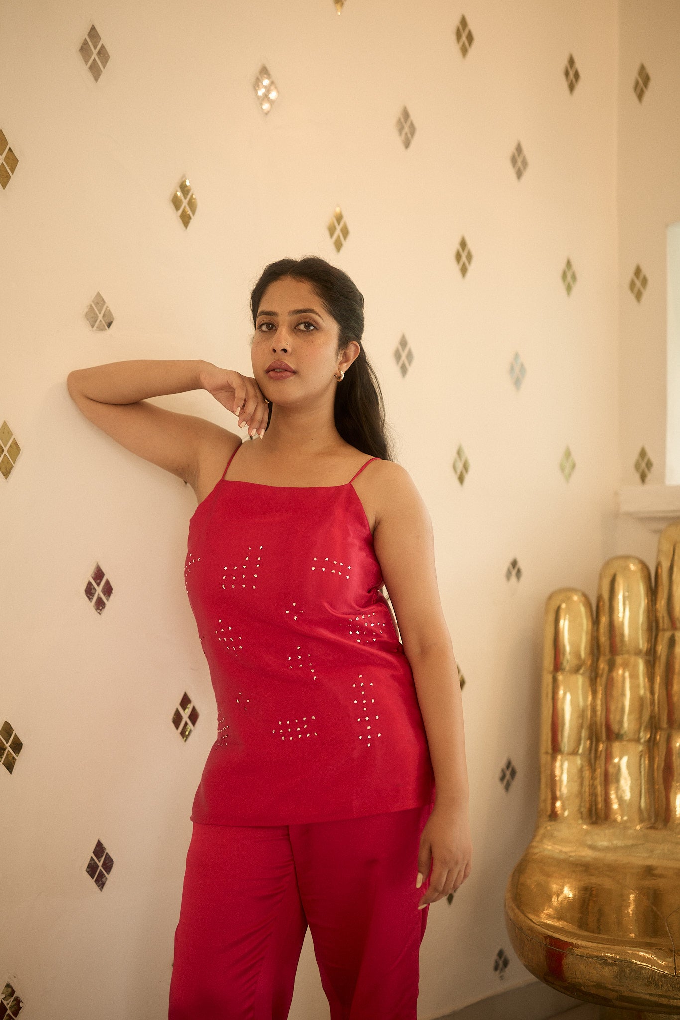 Gajji Silk Mukesh Set