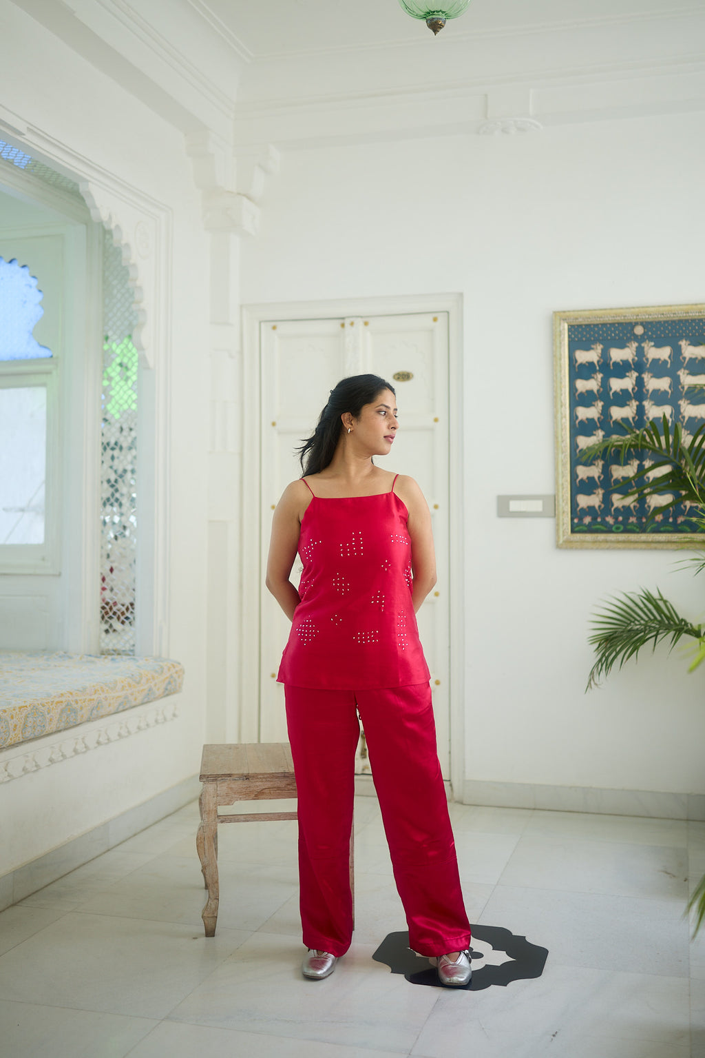 Gajji Silk Mukesh Set