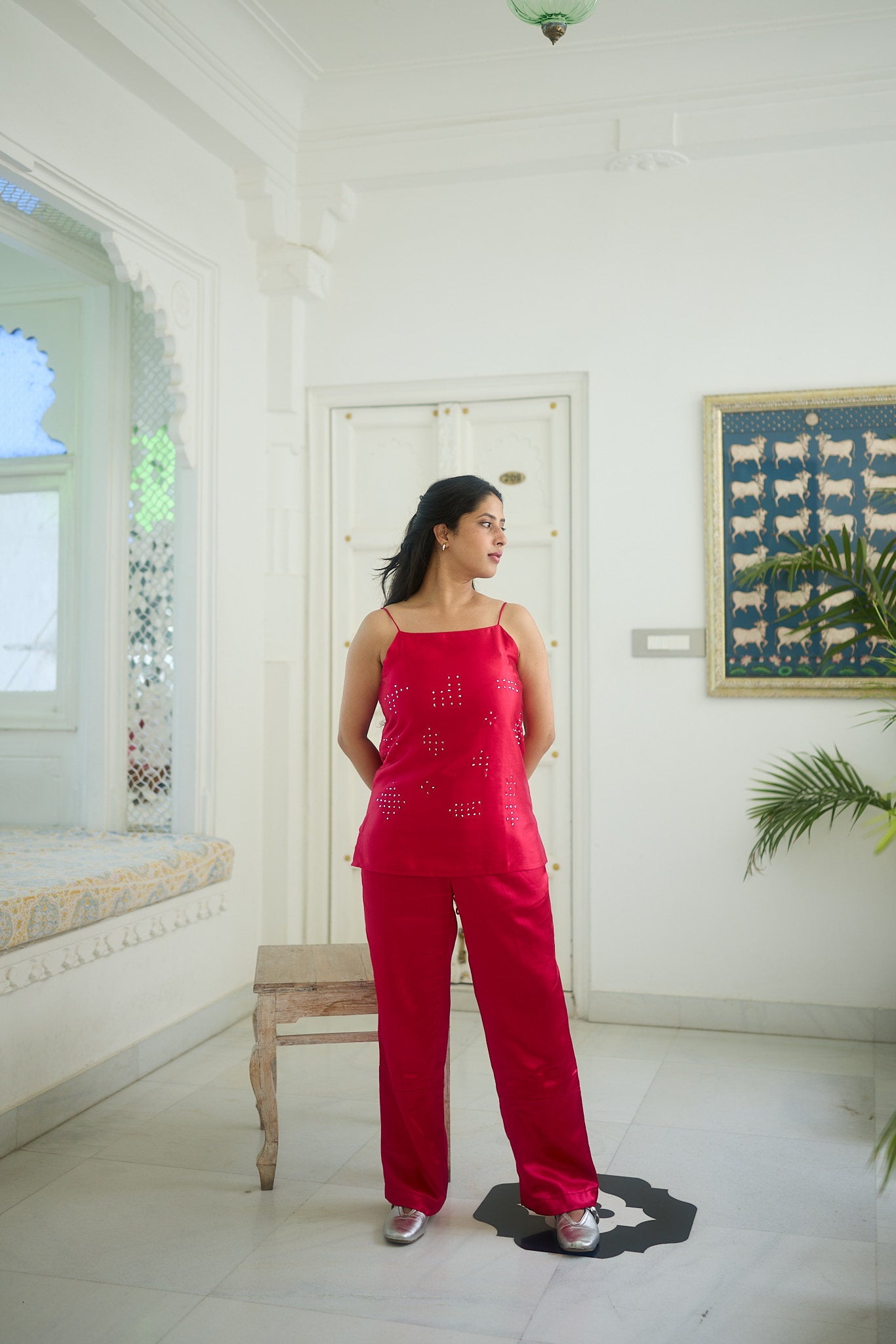 Gajji Silk Mukesh Set