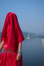 Gajji Silk Smocked Ghunghroo Dress