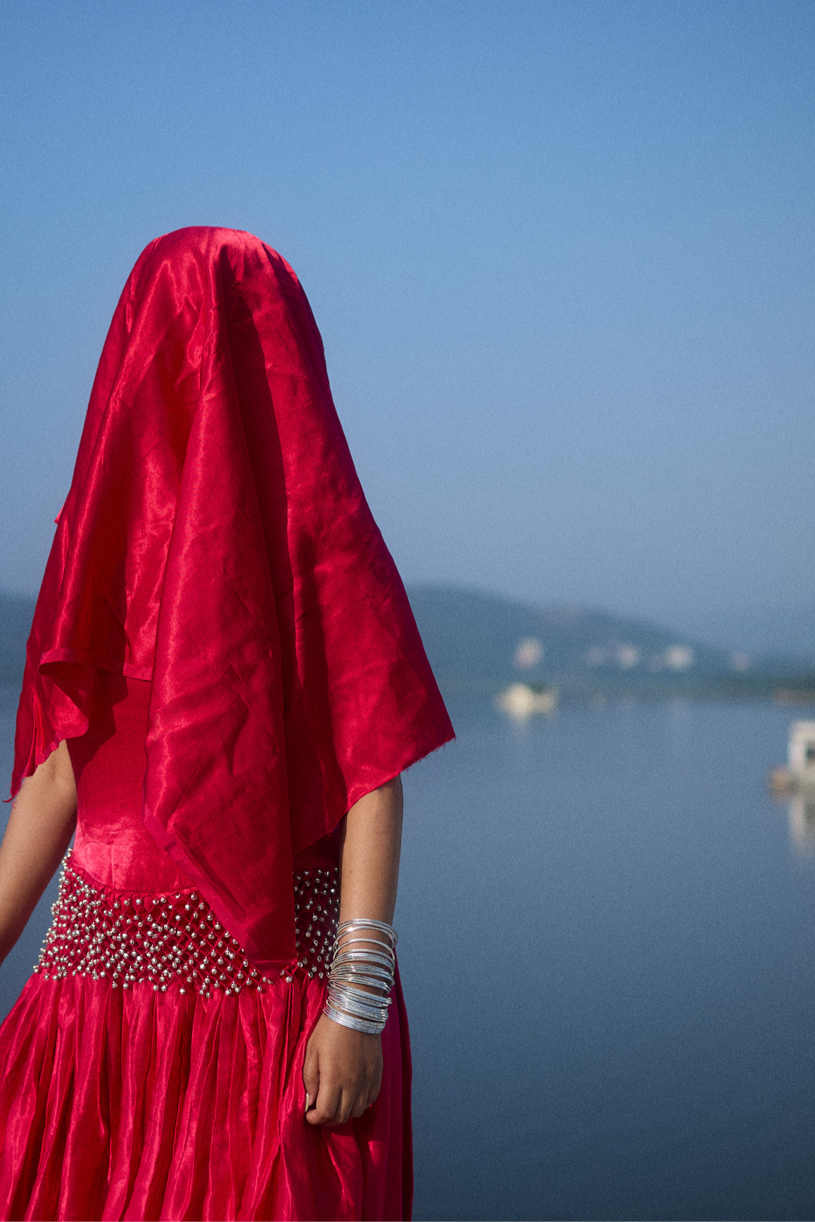 Gajji Silk Smocked Ghunghroo Dress